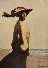 Portrait of Madame B. Poster Print by Max Bohm, vibrant artwork, elegant decor.