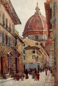 Florence 1912 Via de Servi Poster Print by R.C. Goff