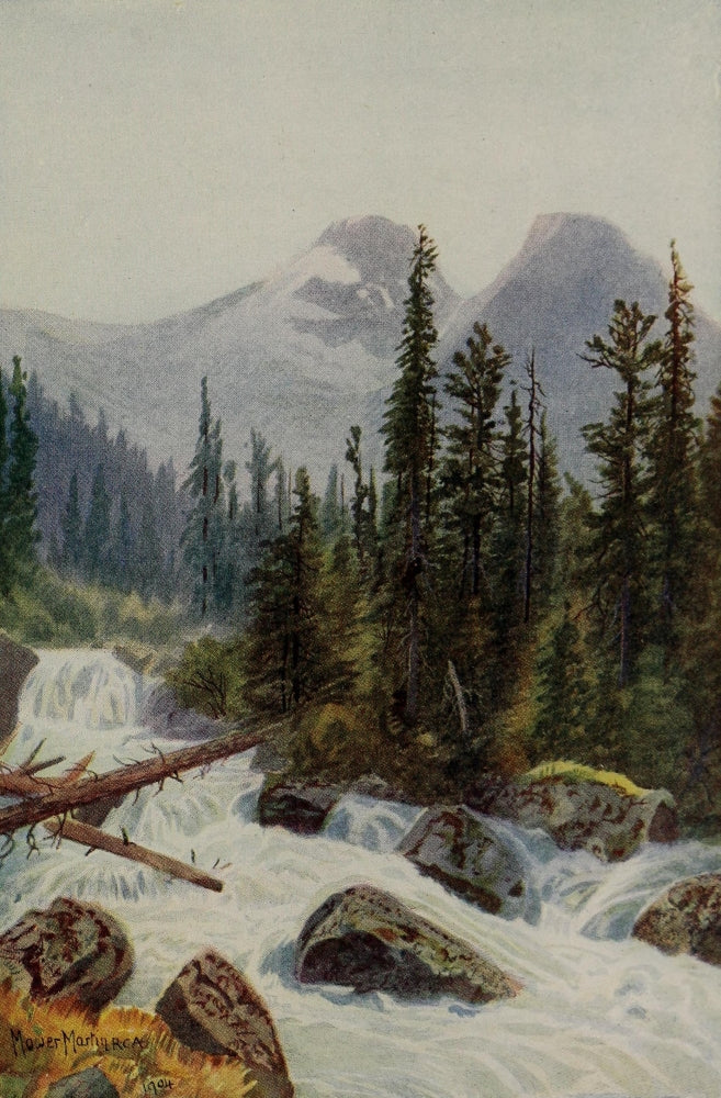Canada 1907 Glacier Crest Poster Print by T. Mower Martin depicting majestic glaciers.