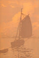 The Studio 1906 Evening Poster Print by Carlos Grethe
