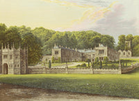 Views of Seats 1880 Lanhydrock House Poster Print by A.F. Lydon
