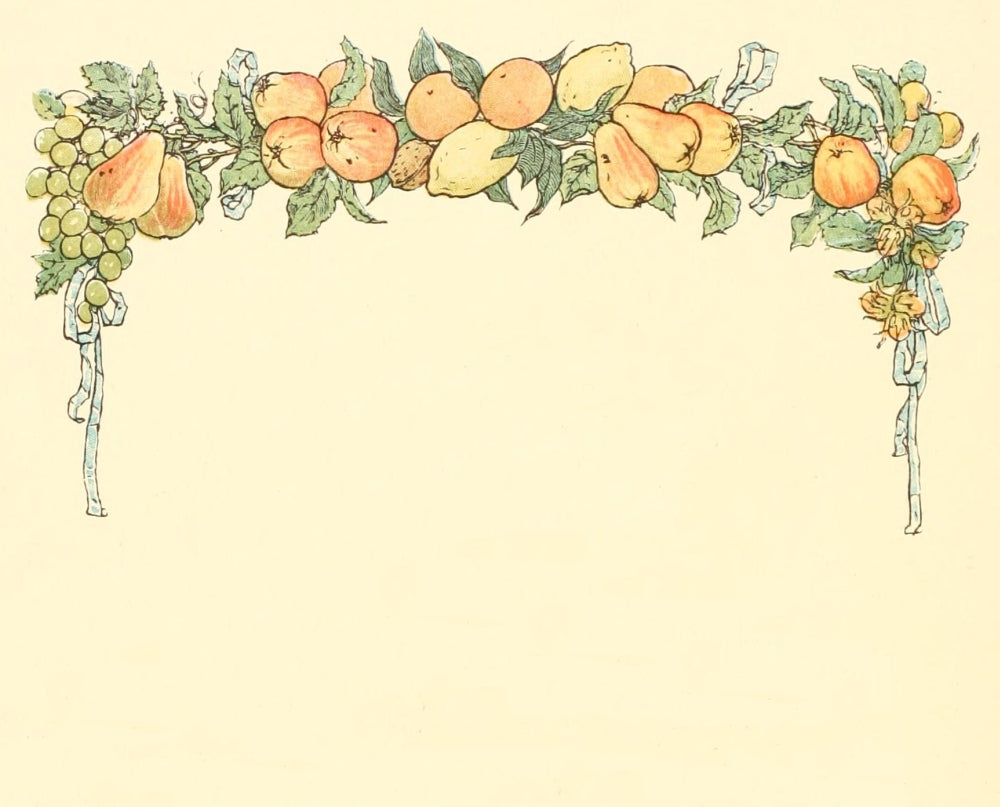 Marigold Garden 1900 Fruit Frame Poster Print by Kate Greenaway