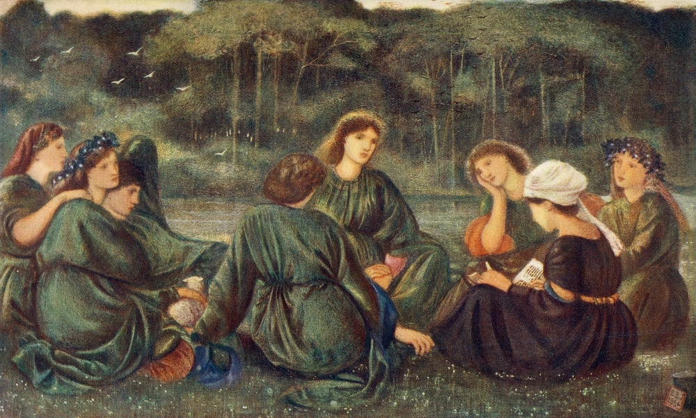 Green Summer 1864 Fine Art Poster Print by Edward Burne-Jones