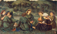Green Summer 1864 Fine Art Poster Print by Edward Burne-Jones