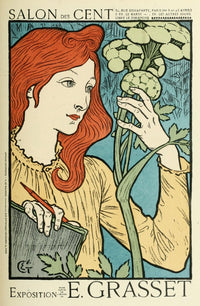 Les Affiches Illustrées 1896 Salon des Cent Poster Print by Eugène Grasset