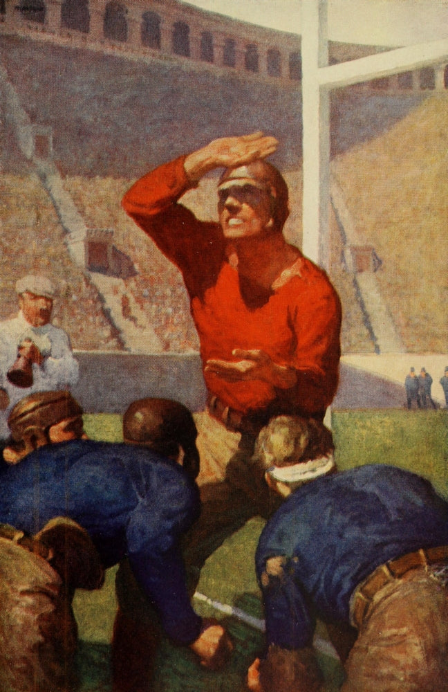 Scribner's Magazine 1914 American Football Poster Print