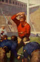 Scribner's Magazine 1914 American Football Poster Print