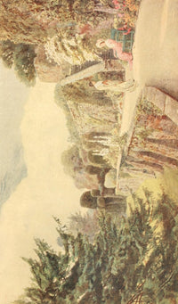 The Lower Terrace Art Print by George S. Elgood, beautiful landscape artwork