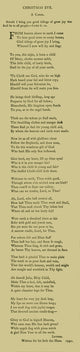 Sacred Poetry 1882 Christmas Eve Poster Print by Martin Luther