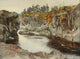 Angling & Art in Scotland 1908 Gorge Below the Linn Poster Print by Ernest Briggs