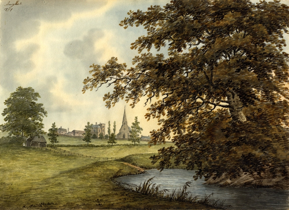 Kenilworth 1797 Art Print by Maria Johnson, available in multiple sizes.