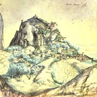 Old Masters 1900 Landscape Poster Print by Albrecht Dürer showcasing a serene nature scene.