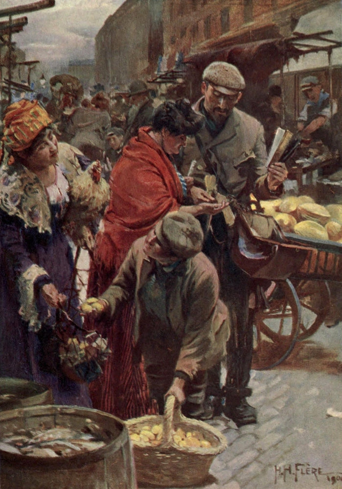 Living London 1902 Alien Street Merchant Poster Print by Herbert H. Flore