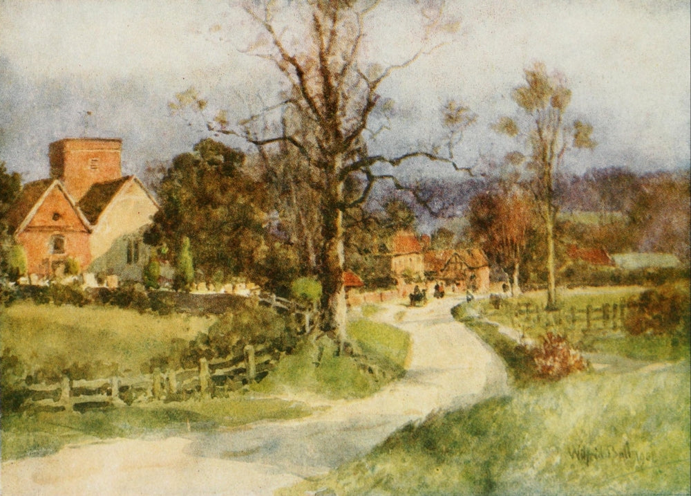Hampshire 1913 Upton Grey Poster Print by Wilfrid Ball