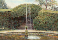 Gardens in Midland & Eastern Counties 1908 Melbourne Hall Poster Print by George S. Elgood, available in multiple sizes.