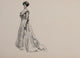 Social Ladder 1902 Lady in Dress Poster Print by Charles Dana Gibson