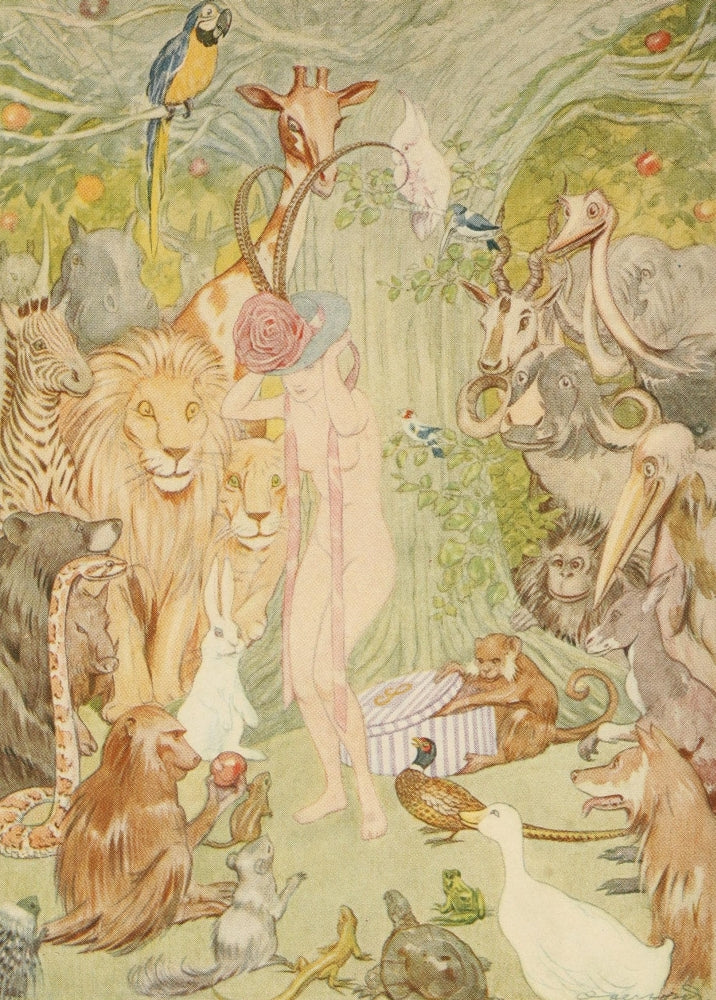 The Laughing Willow 1918 Apropos de Rien Poster Print by Oliver Herford