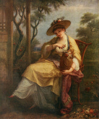 Connoisseur 59 1921 Self-Portrait Poster Print by Angelica Kauffman