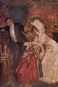 The Red Mouse 1909 Couple Poster Print by The Kinneys, colorful artwork featuring a couple.