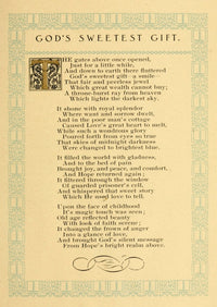 God's Sweetest Gift Poster Print by Grant Kyler