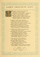 God's Sweetest Gift Poster Print by Grant Kyler