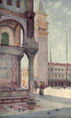 Venice 1907 The Campanile Poster Print by Reginald Barrett