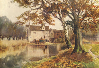Essex 1909 Baddow Road Mill on Chelmer Poster Print by Louis Burleigh Bruhl