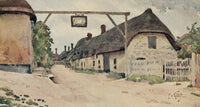 Round About Wiltshire 1907 Enford Poster Print by Thomas Cooper Gotch