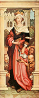 St. Elisabeth Poster Print by Hans Holbein - 1904 Christian Art