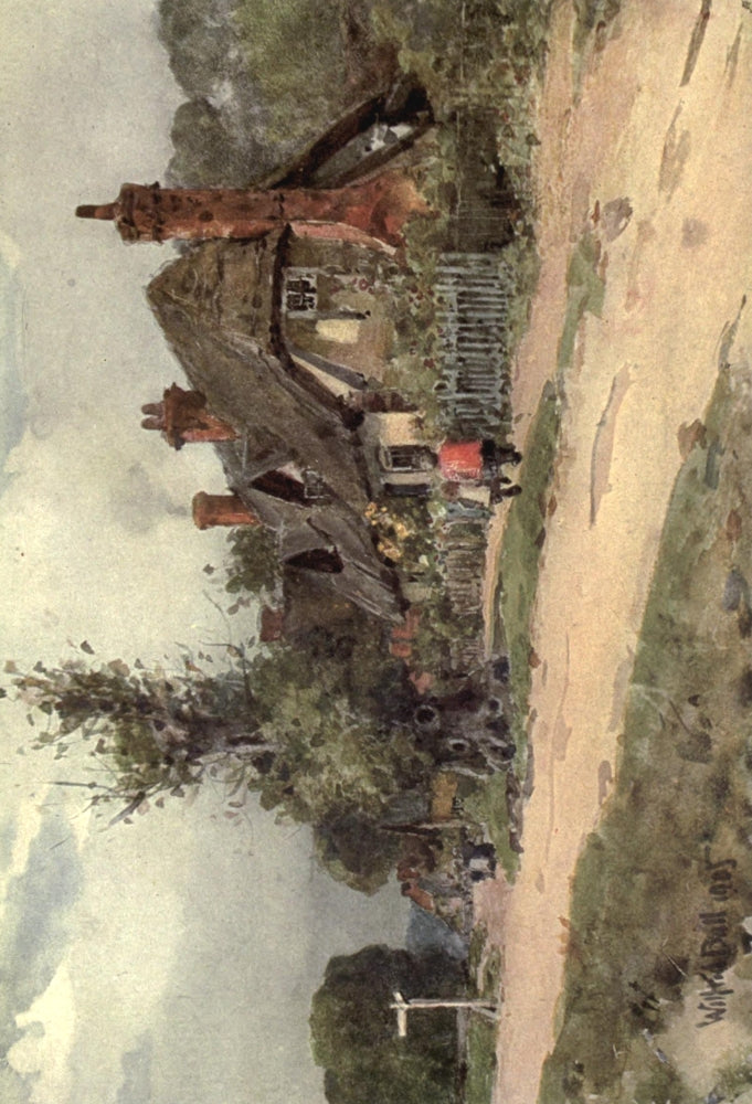 Long Wittenham Oxfordshire 1906 Poster Print by Wilfrid Ball