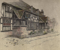 Old Inns 1921 The Angel Inn Woolhampton Poster Print by Cecil Aldin