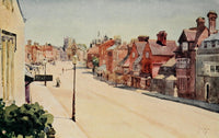 Round About Wiltshire 1907 High Street Marlborough Poster Print by Thomas Cooper Gotch