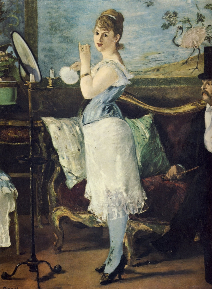 Nana Poster Print by Édouard Manet showcasing vibrant 19th-century art.