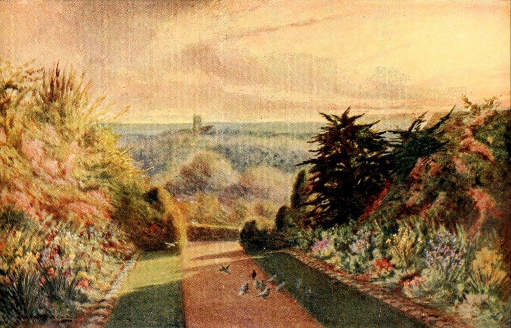 Sevenoaks Sunset from High St Poster Print by Charles E. Corke