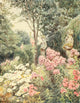 Some English Gardens 1904 Phlox & Daisy Poster Print by George S. Elgood