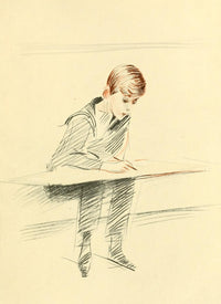 La Petit Dessinateur Poster Print by Paul César Helleu, 18x24