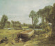 Boat-building near Flatford Mill 1815 Poster Print by John Constable