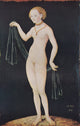 Venus 1532 Poster Print by Lucas Cranach depicting the goddess of love