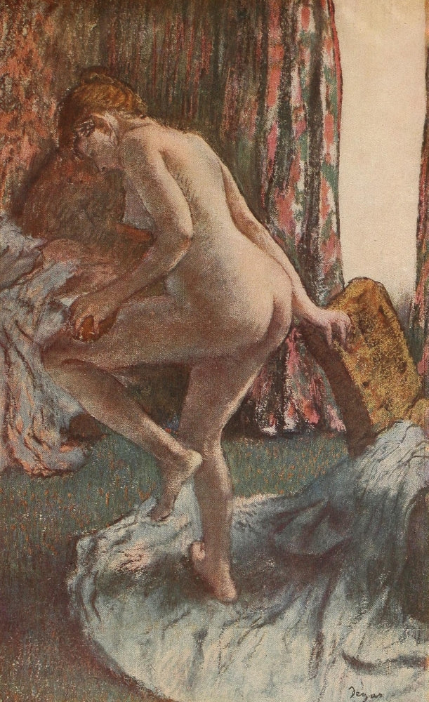 After the Bath Fine Art Print by Edgar Degas