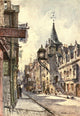 Edinburgh 1904 Canongate Tolbooth Poster Print by John Fulleylove