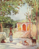 Naples 1904 On the Road to Forio Poster Print by Augustine Fitzgerald