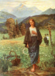 St. Notburga Poster Print by R. Frische, 1911 artwork