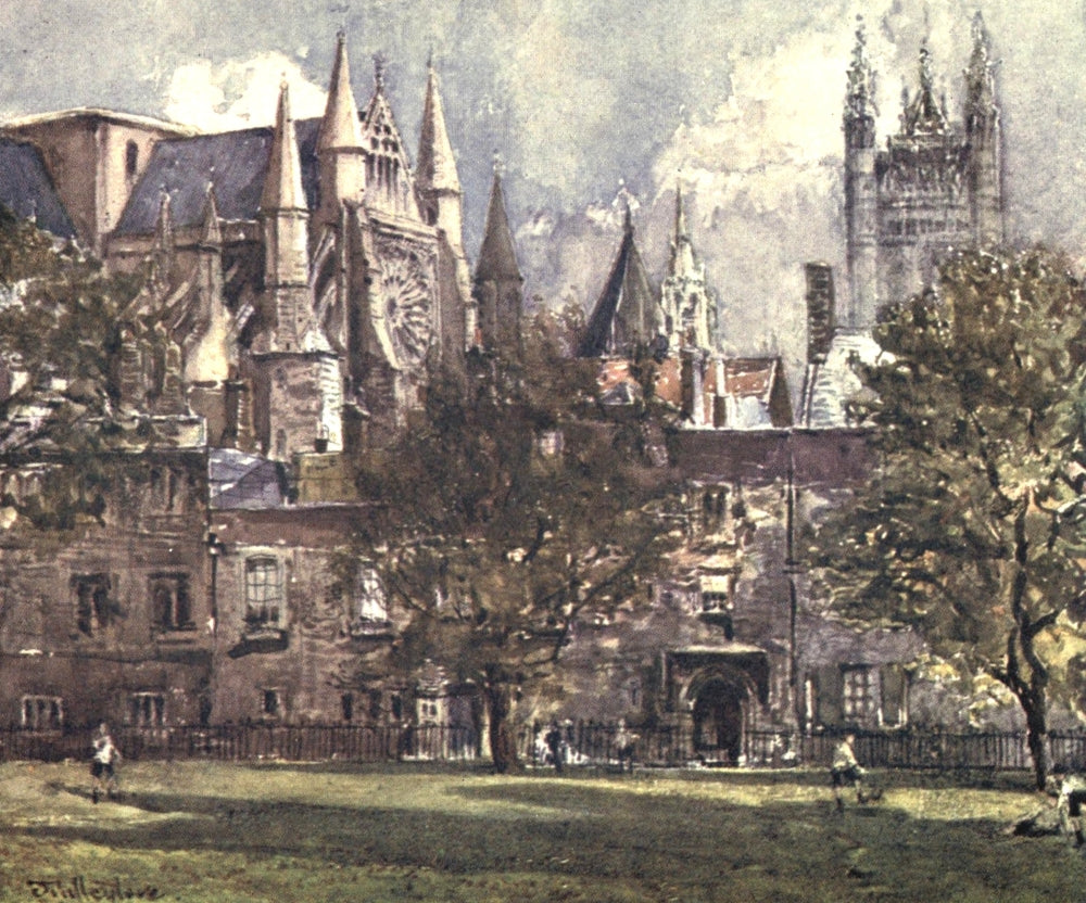 Westminster Abbey 1904 North Transept & Chapterhouse Poster Print by John Fulleylove