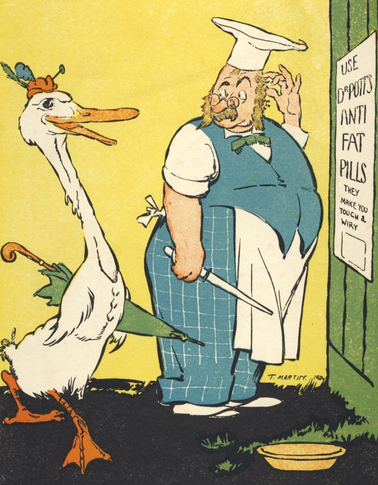 Not a Silly Goose Poster Print by T. Martin, colorful and playful design