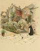 Old Manor Houses Poster Print featuring Binghams Melcombe by Cecil Aldin.