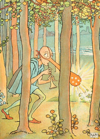 The Dong with the Luminous Nose Poster Print by Leonard Leslie Brooke