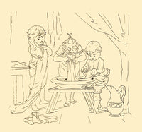 Briggs & Co. Transferring Papers 1880 Poster Print by Kate Greenaway