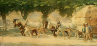 Horses and Movement 1921 Up the Boulevard Poster Print by Lowes Dalbiac Luard