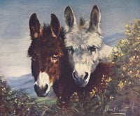 The Wise Ones Donkeys Poster Print by L. Cheviot