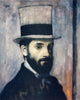 Portrait of Leon Bonnat c.1863 Poster Print by Edgar Degas